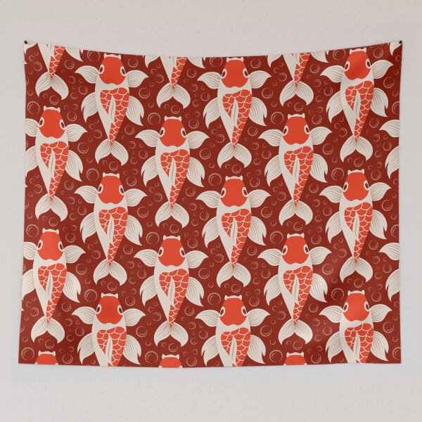 Item preview, 3181 C - koi fish carp pattern designed and sold by RouCouCou.