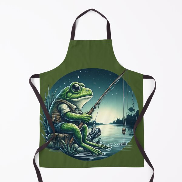 Item preview, Frog and Fishing designed and sold by CatherineLievre.