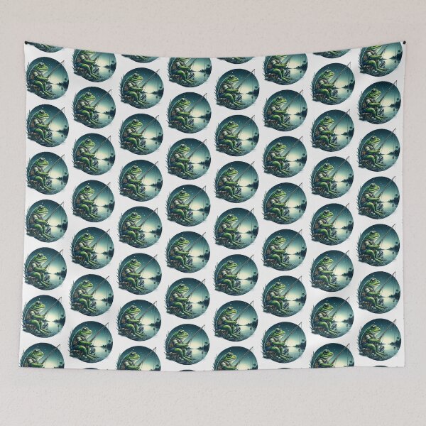 Item preview, Frog and Fishing designed and sold by CatherineLievre.