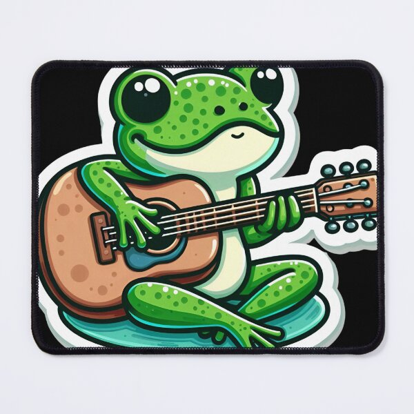 Item preview, Frog with Guitar designed and sold by CatherineLievre.
