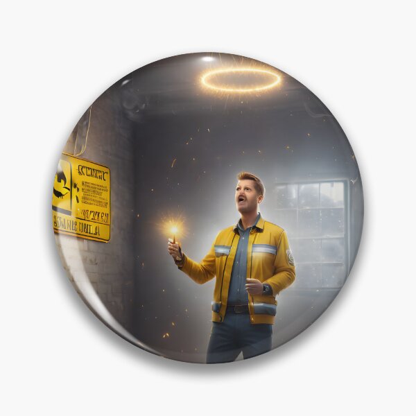 Item preview, Funny guy sticker, electricity kills designed and sold by icemanphotos.