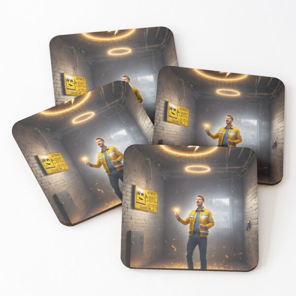 Item preview, Funny guy sticker, electricity kills designed and sold by icemanphotos.