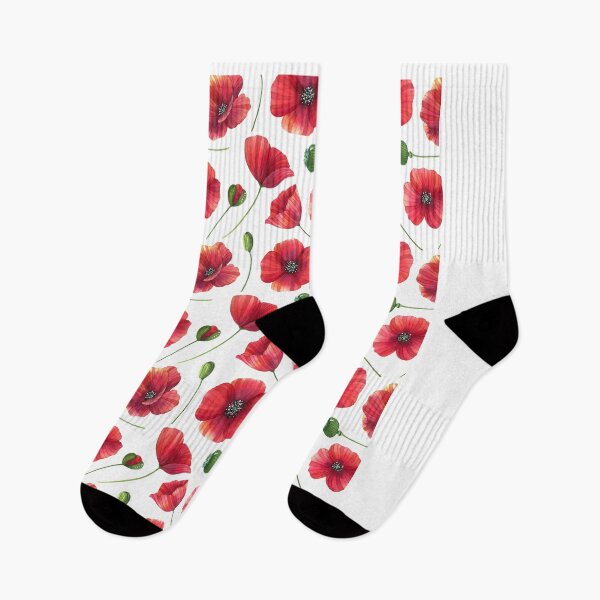 Item preview, Beautiful Red Poppy Flowers designed and sold by PatternDesign91.