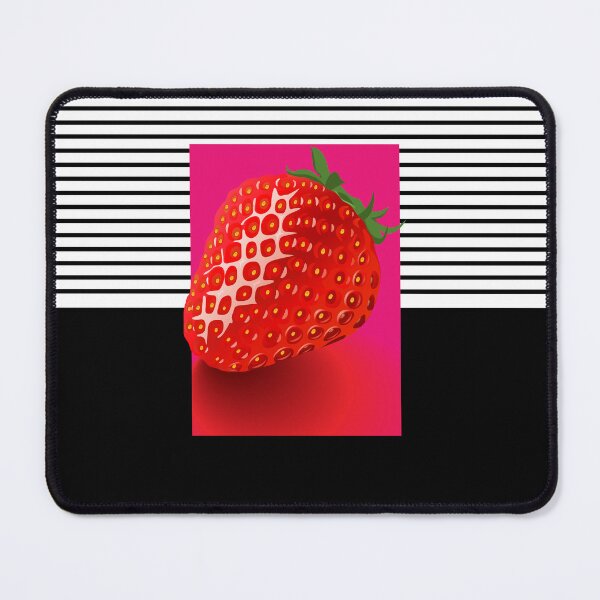 Item preview, Strawberry sweet baby vegan stipe with black background designed and sold by SueKnox.