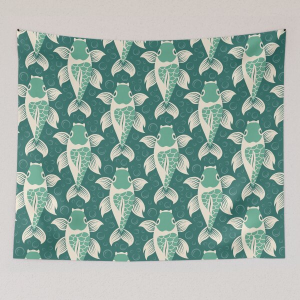 Item preview, 3181 E - koi fish carp pattern designed and sold by RouCouCou.