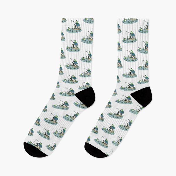 Item preview, Frog and Fishing designed and sold by CatherineLievre.