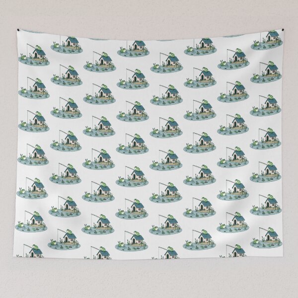 Item preview, Frog and Fishing designed and sold by CatherineLievre.