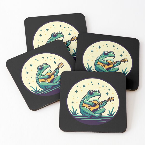Item preview, Frog with Guitar designed and sold by CatherineLievre.