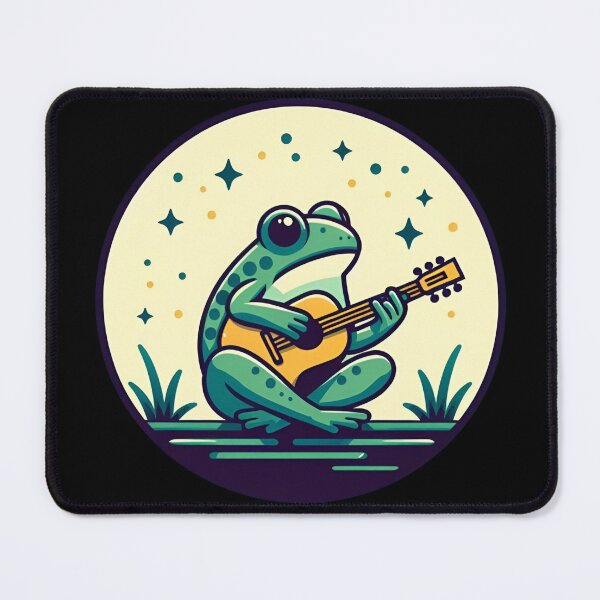 Item preview, Frog with Guitar designed and sold by CatherineLievre.