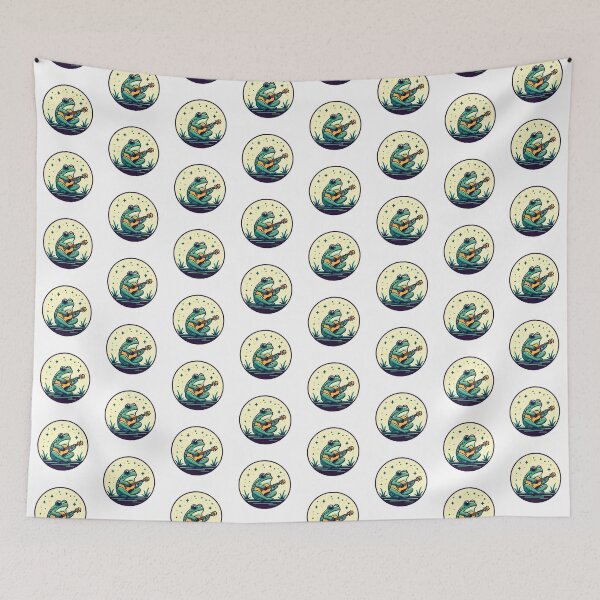 Item preview, Frog with Guitar designed and sold by CatherineLievre.