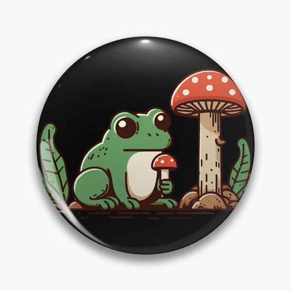 Item preview, Frog and Mushroom designed and sold by CatherineLievre.