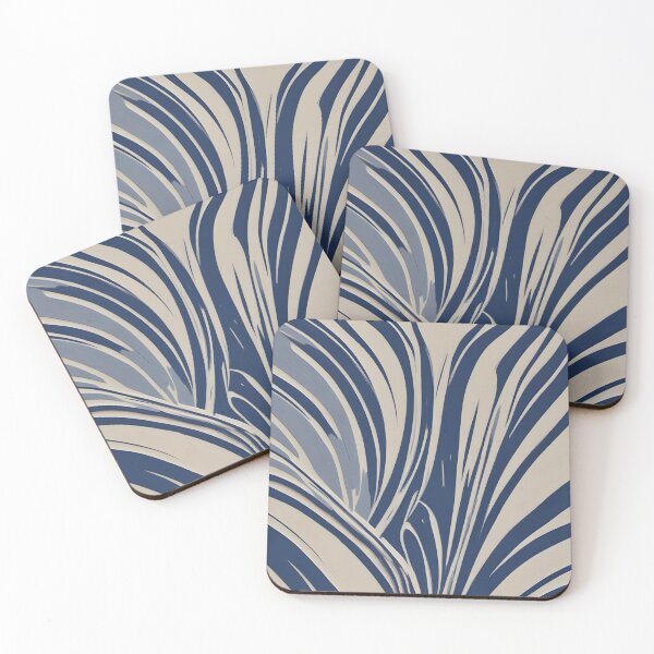 Item preview, Oceanic Stripes: A Tranquil Dance of Nature-Inspired Lines designed and sold by FreedomToDesign.