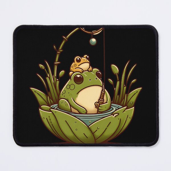 Item preview, Frog and Fishing designed and sold by CatherineLievre.