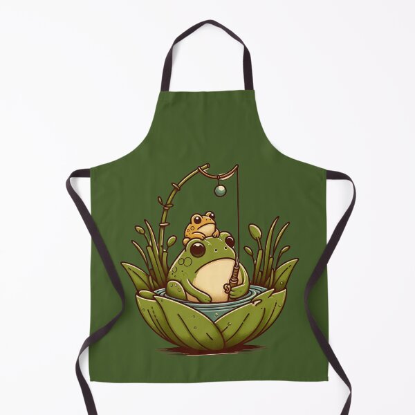 Item preview, Frog and Fishing designed and sold by CatherineLievre.