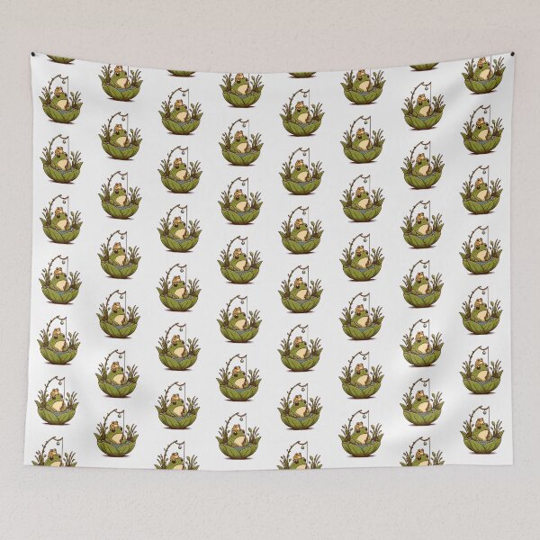 Item preview, Frog and Fishing designed and sold by CatherineLievre.
