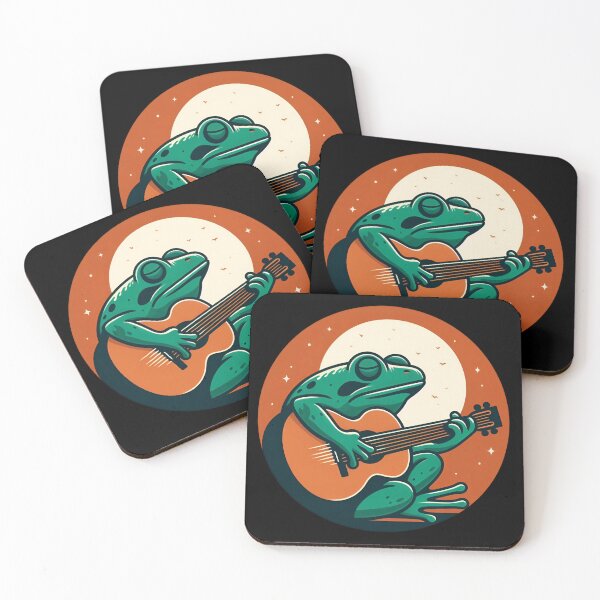 Item preview, Frog with Guitar designed and sold by CatherineLievre.