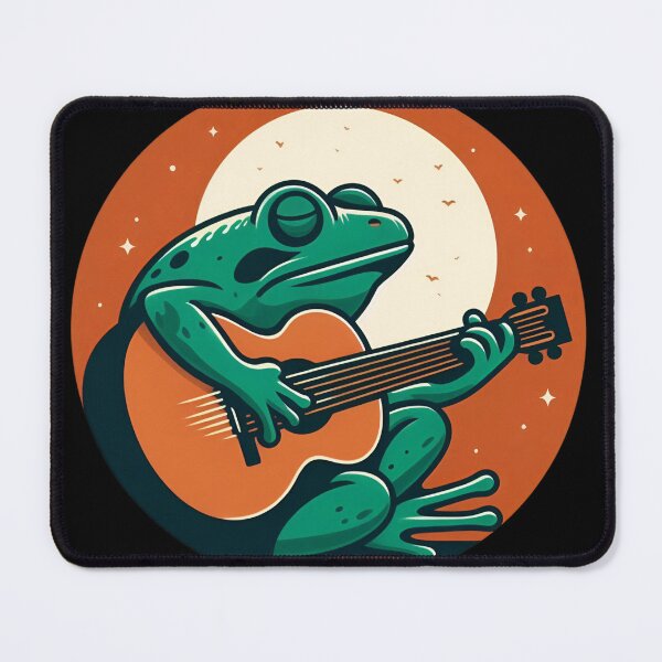 Item preview, Frog with Guitar designed and sold by CatherineLievre.