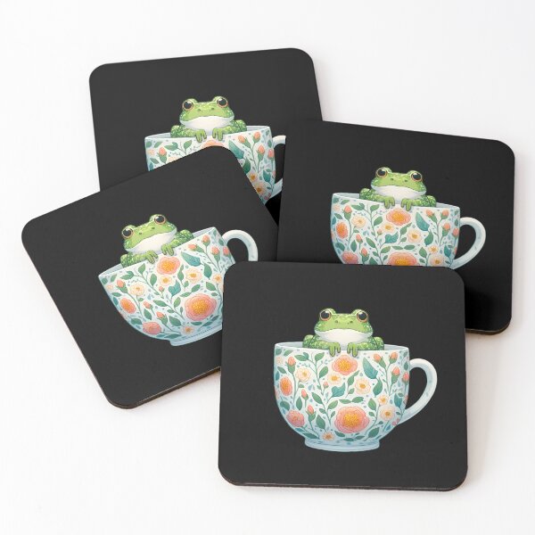 Item preview, Tea Cup Frogs designed and sold by CatherineLievre.