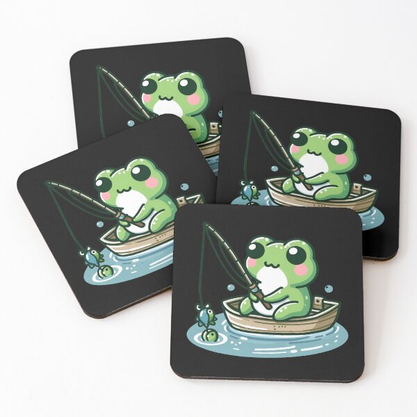 Item preview, Frog and Fishing designed and sold by CatherineLievre.