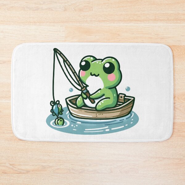 Item preview, Frog and Fishing designed and sold by CatherineLievre.