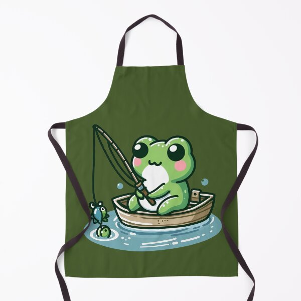 Item preview, Frog and Fishing designed and sold by CatherineLievre.