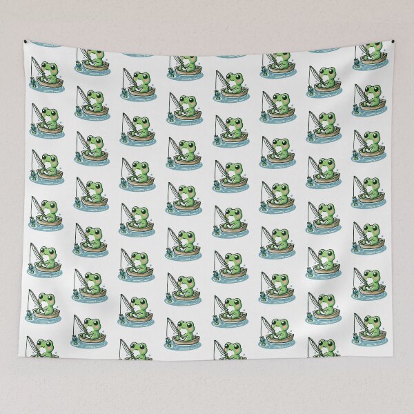 Item preview, Frog and Fishing designed and sold by CatherineLievre.