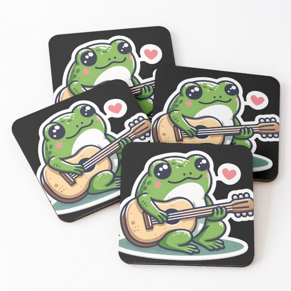 Item preview, Frog with Guitar designed and sold by CatherineLievre.