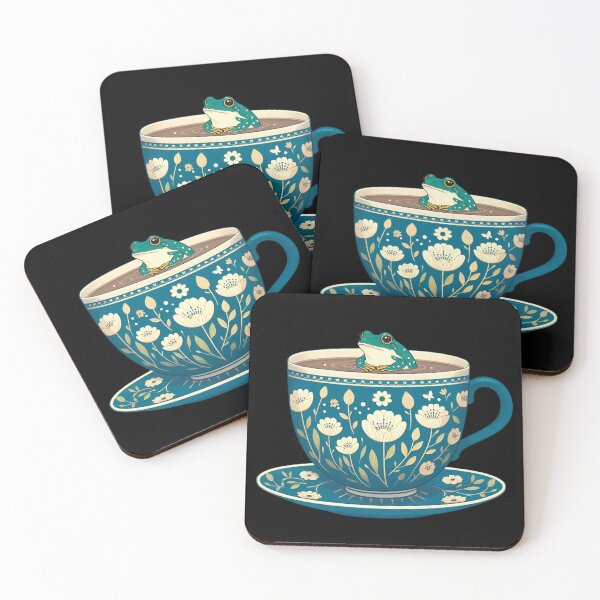 Item preview, Tea Cup Frogs designed and sold by CatherineLievre.