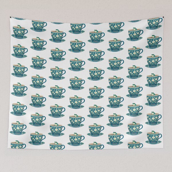 Item preview, Tea Cup Frogs designed and sold by CatherineLievre.