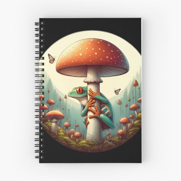 Item preview, Frog and Mushroom designed and sold by CatherineLievre.