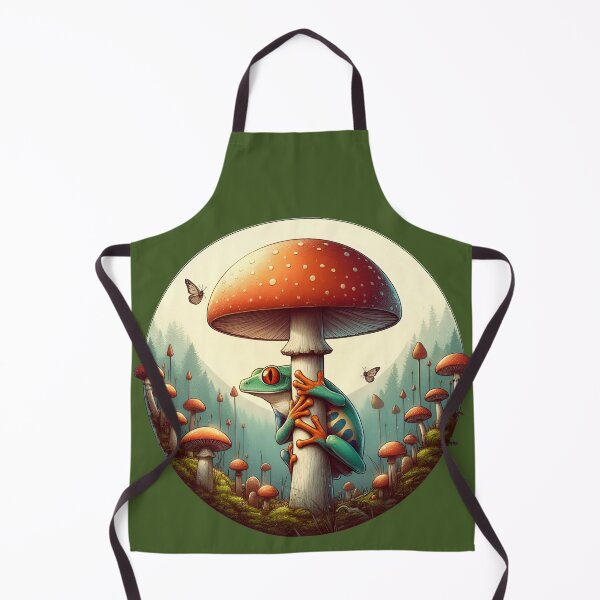 Item preview, Frog and Mushroom designed and sold by CatherineLievre.