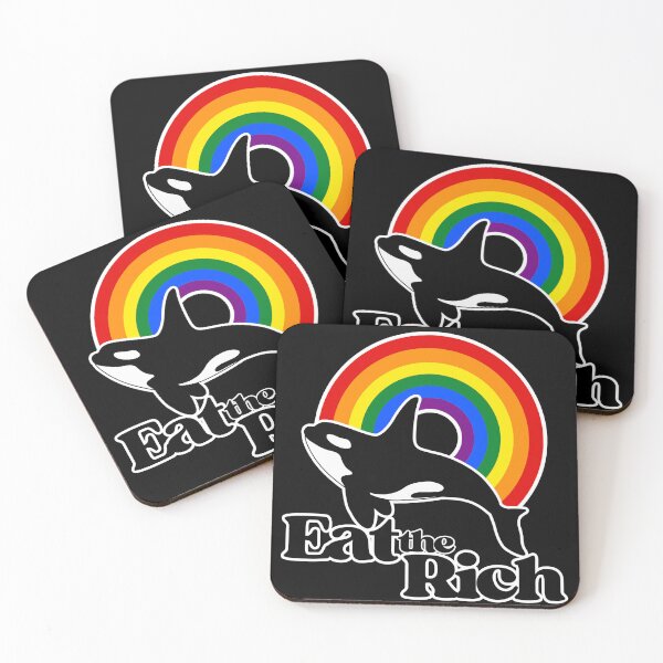 Item preview, Eat the Rich Orca Design designed and sold by InclusivePrints.