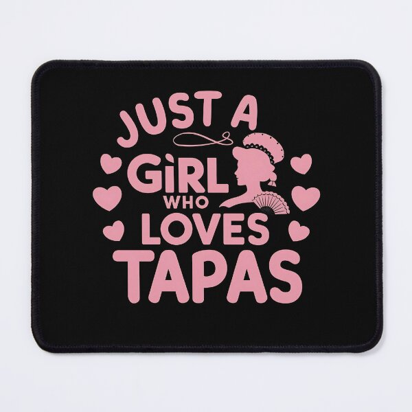 Item preview, Just a girl who loves tapas, Tapas T-Shirt, Distressed Spanish Food Shirt, Tapas Gift  designed and sold by SlocifieShop.