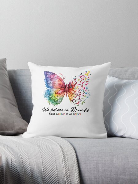 Item preview, Cancer Warrior , Cancer Survivor , Family Support , Butterfly Shirt, Cancer Ribbon , Fight Cancer In All Colors LTSD designed and sold by SandraKinardS.