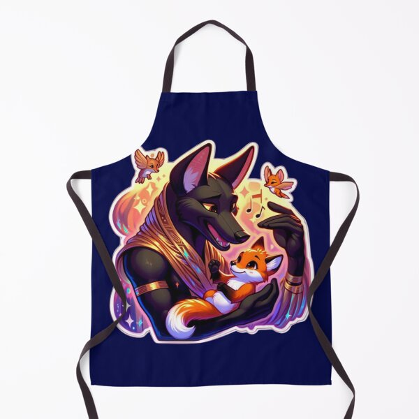 Item preview, Anubis and fox cub designed and sold by Queueka.
