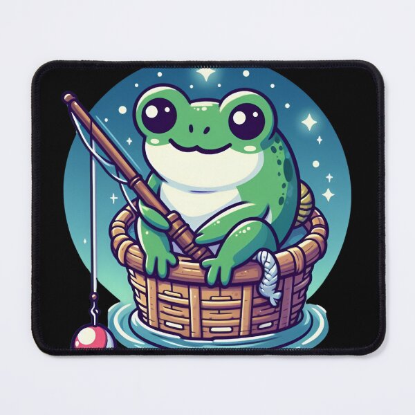 Item preview, Frog and Fishing designed and sold by CatherineLievre.