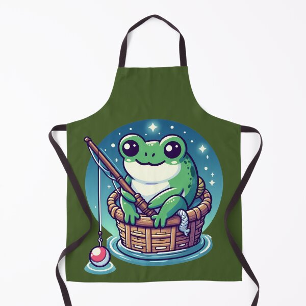 Item preview, Frog and Fishing designed and sold by CatherineLievre.