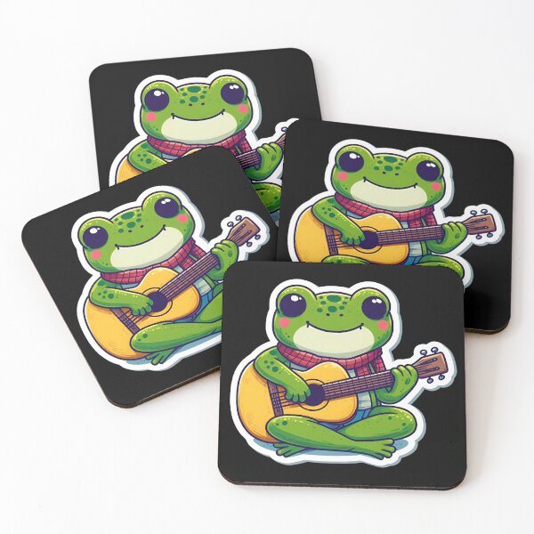 Item preview, Frog with Guitar designed and sold by CatherineLievre.