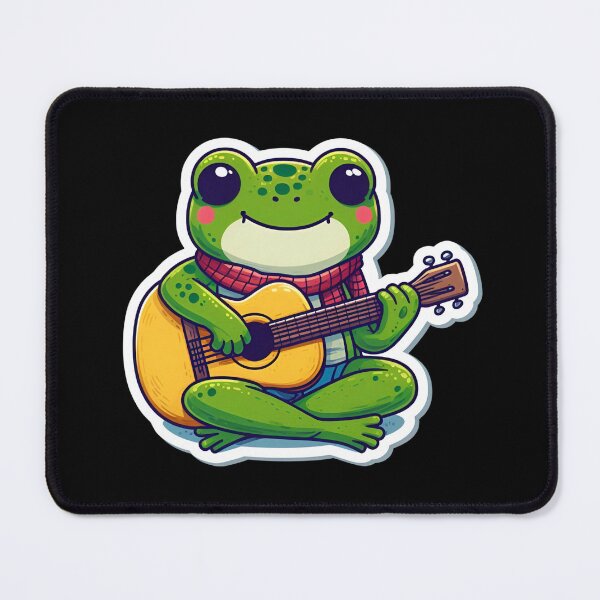 Item preview, Frog with Guitar designed and sold by CatherineLievre.