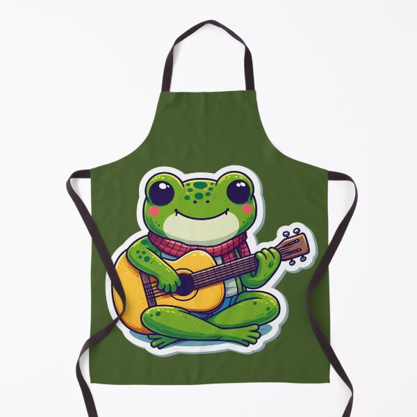 Item preview, Frog with Guitar designed and sold by CatherineLievre.