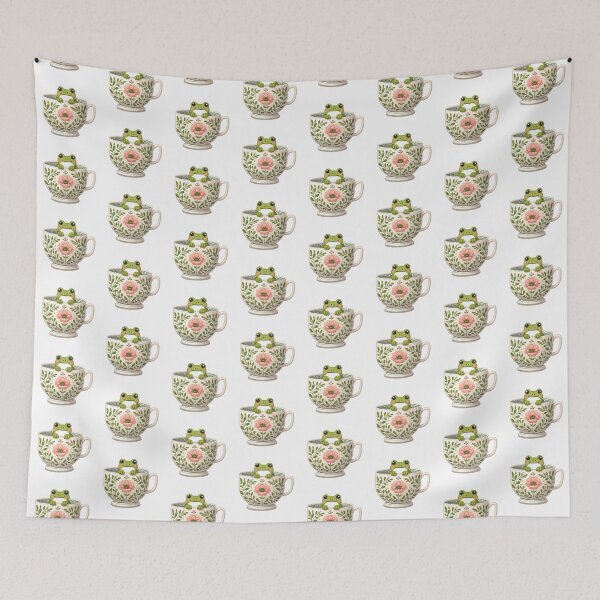 Item preview, Tea Cup Frogs designed and sold by CatherineLievre.
