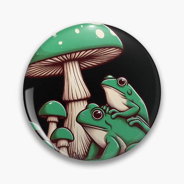 Item preview, Frog and Mushroom designed and sold by CatherineLievre.