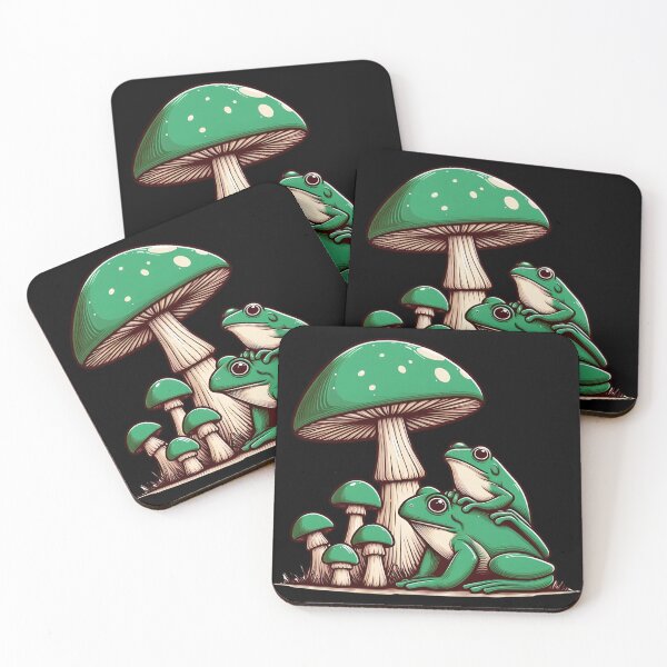 Item preview, Frog and Mushroom designed and sold by CatherineLievre.