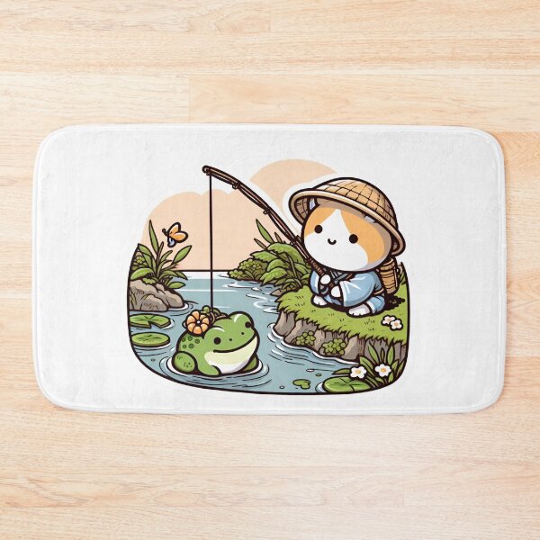Item preview, Frog and Fishing designed and sold by CatherineLievre.