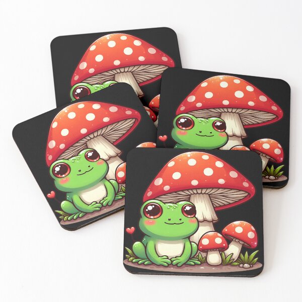 Item preview, Frog and Mushroom designed and sold by CatherineLievre.