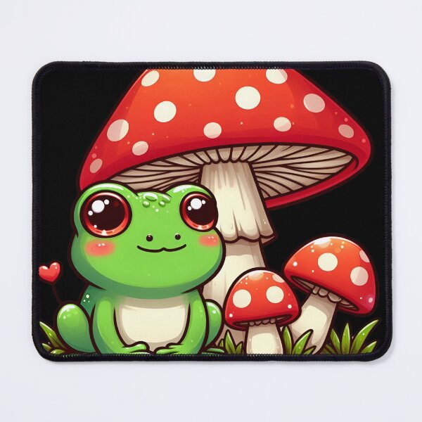 Item preview, Frog and Mushroom designed and sold by CatherineLievre.
