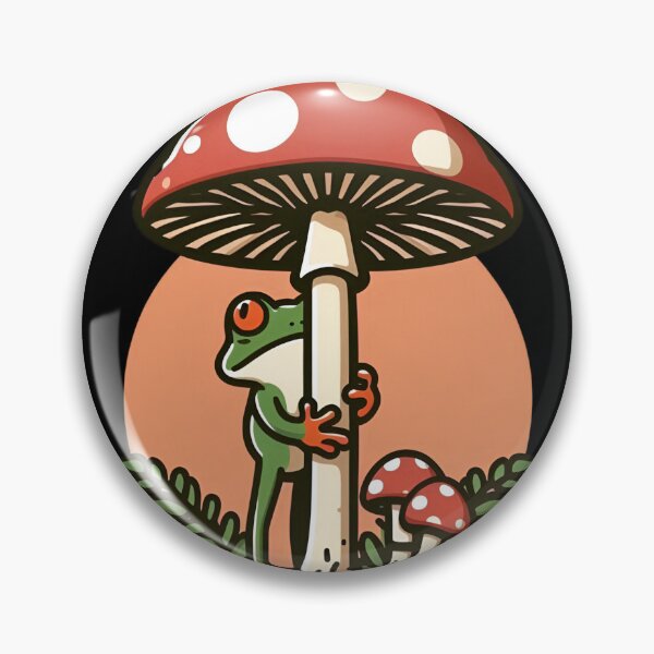 Item preview, Frog and Mushroom designed and sold by CatherineLievre.