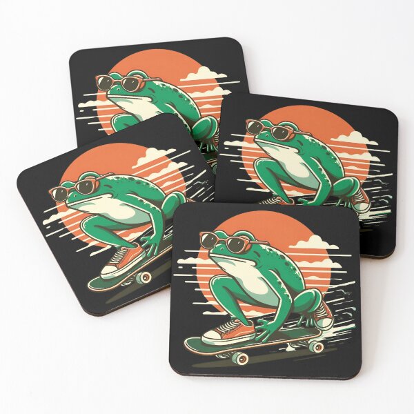 Item preview, Skateboarding Frog designed and sold by CatherineLievre.