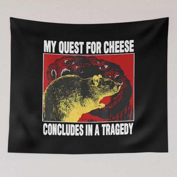 Item preview, My Quest For Cheese concludes in a tragedy designed and sold by CosmicCirrus.