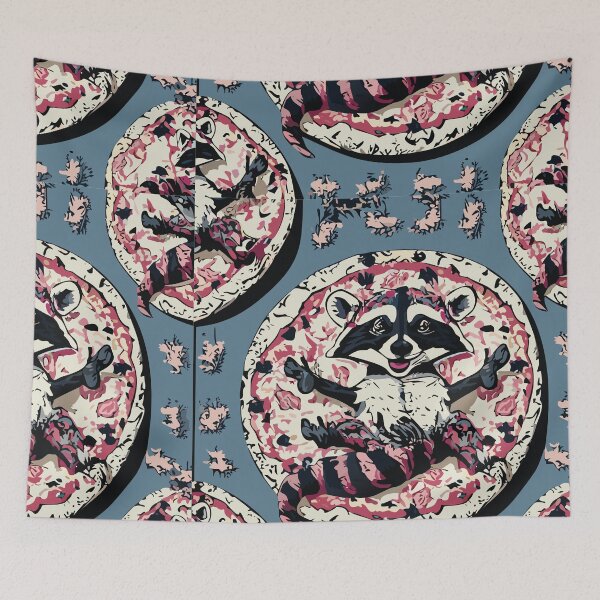 Item preview, Raccoon on cloud 7 designed and sold by Knautschibert.